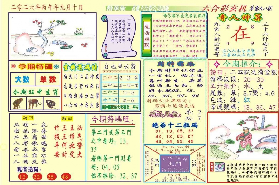 图片如未更新，可能正在上传中，或者开奖日再来看看，不便之处请谅解！